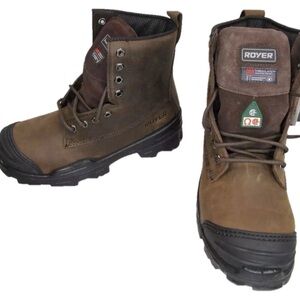 NEW ROYER Mens 8" Ventura Thinsulate Work Boots Waterproof Composite Toe Cap  8